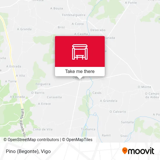 Pino (Begonte) map