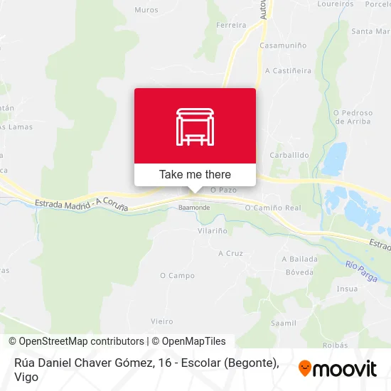 Rúa Daniel Chaver Gómez, 16 - Escolar (Begonte) map