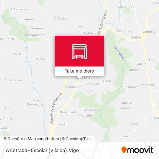 A Estrada - Escolar (Vilalba) map