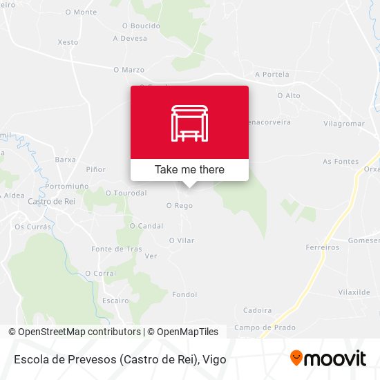 Escola de Prevesos (Castro de Rei) map