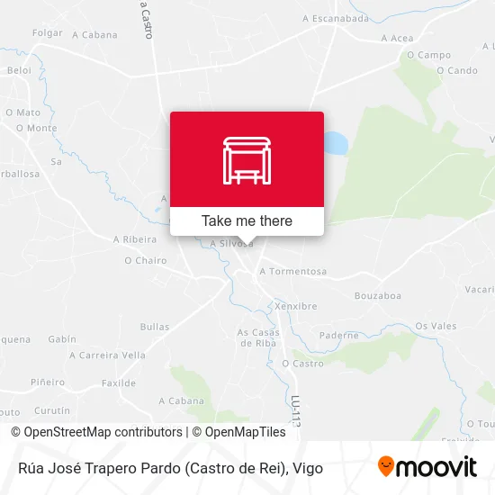 Rúa José Trapero Pardo (Castro de Rei) map