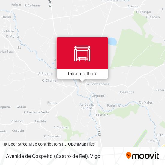 Avenida de Cospeito (Castro de Rei) map
