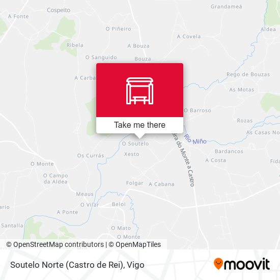 Soutelo Norte (Castro de Rei) map