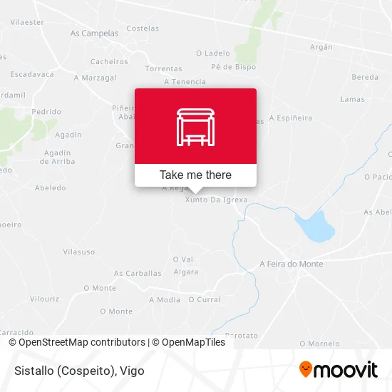 Sistallo (Cospeito) map