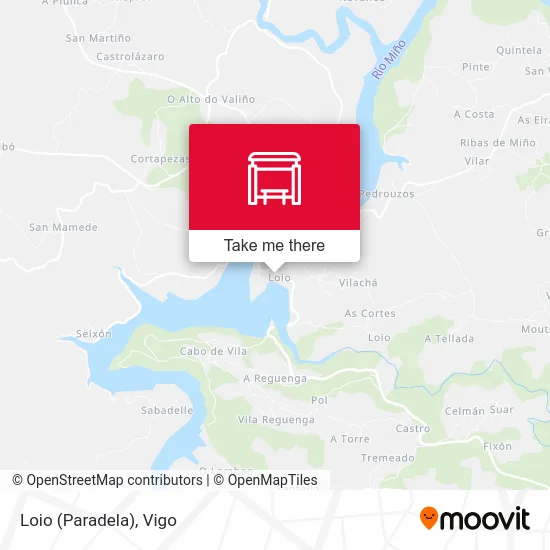 Loio (Paradela) map