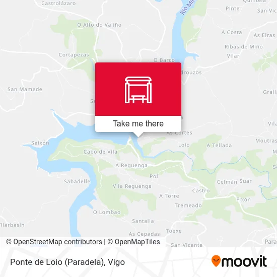 Ponte de Loio (Paradela) map