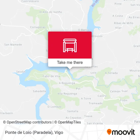 Ponte de Loio (Paradela) map