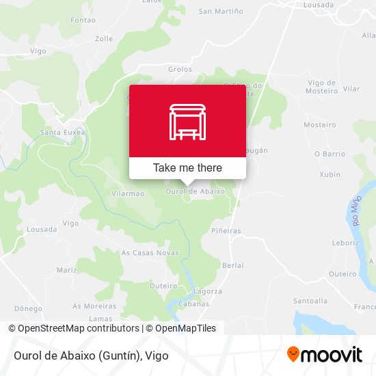 Ourol de Abaixo (Guntín) map