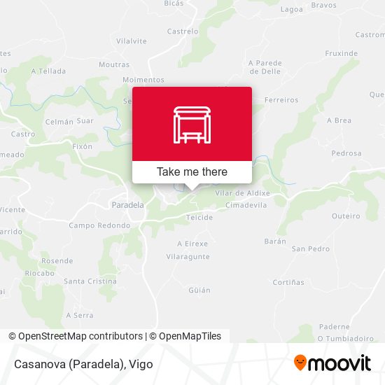 Casanova (Paradela) map