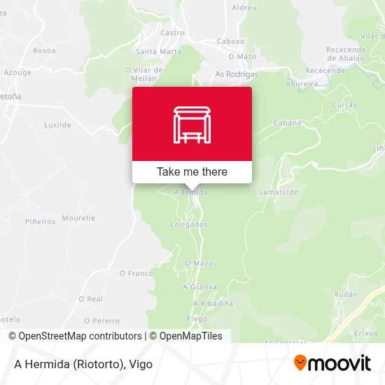 A Hermida (Riotorto) map