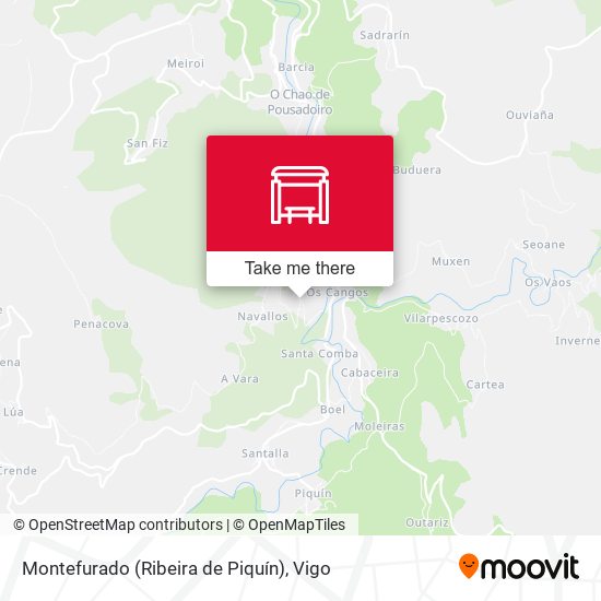 Montefurado (Ribeira de Piquín) map