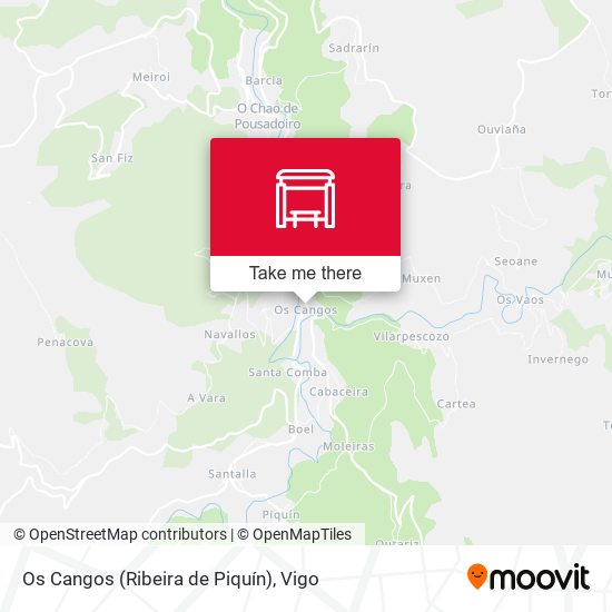 Os Cangos (Ribeira de Piquín) map