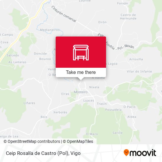 Ceip Rosalía de Castro (Pol) map