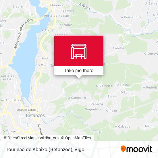 Touriñao de Abaixo (Betanzos) map