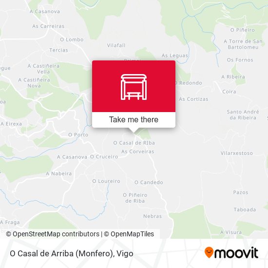 O Casal de Arriba (Monfero) map