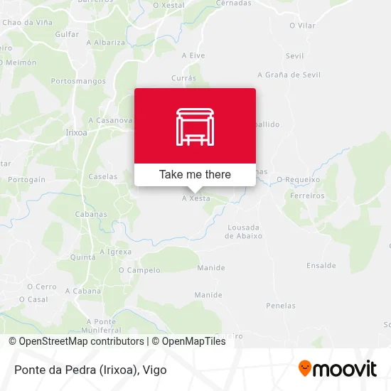 Ponte da Pedra (Irixoa) map