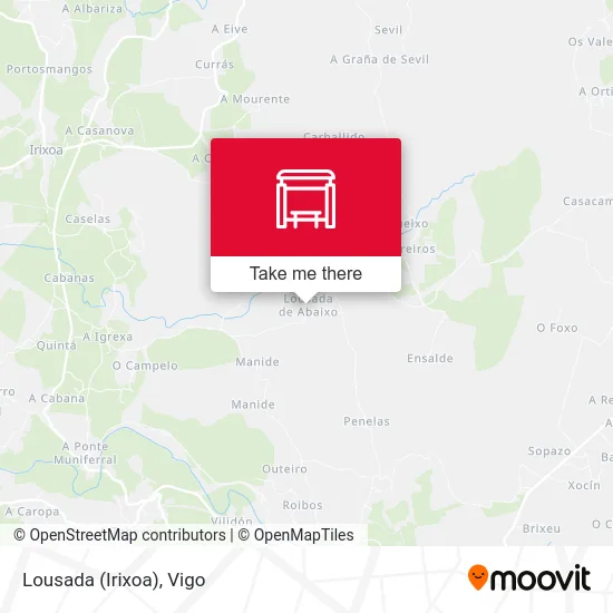 Lousada (Irixoa) map
