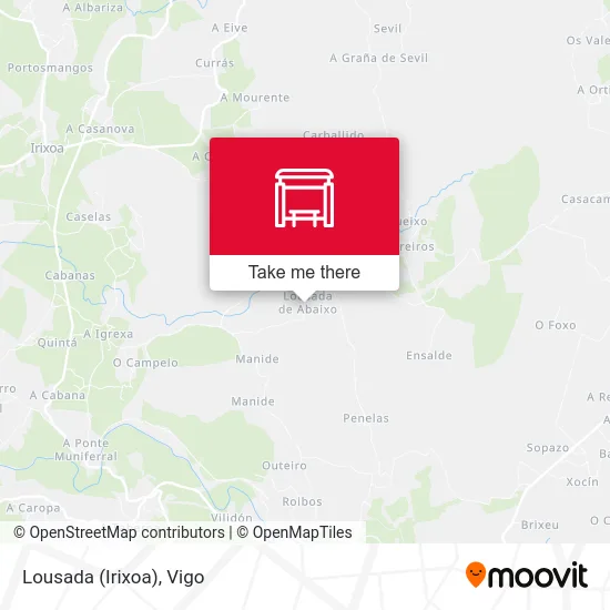 Lousada (Irixoa) map
