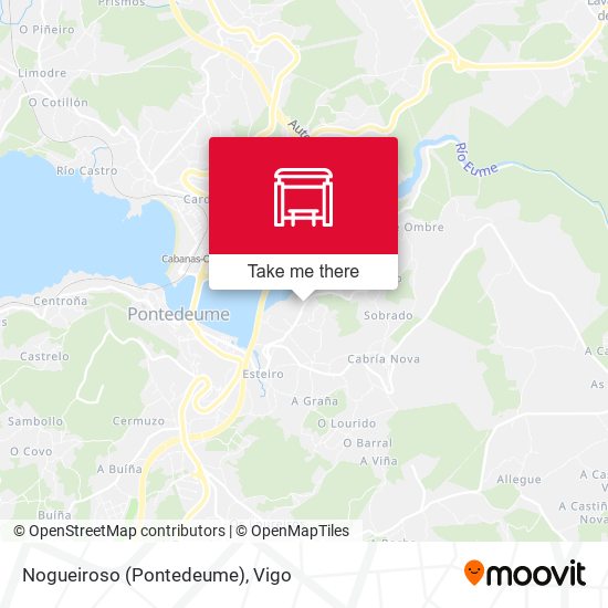 Nogueiroso (Pontedeume) map