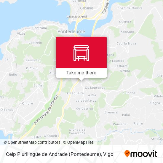 Ceip Plurilingüe de Andrade (Pontedeume) map