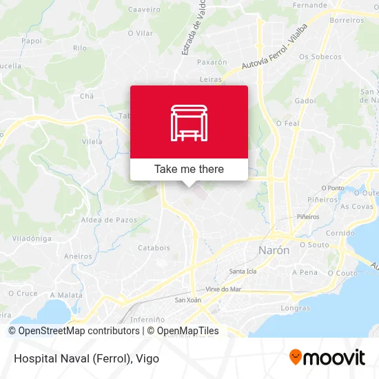 Hospital Naval (Ferrol) map
