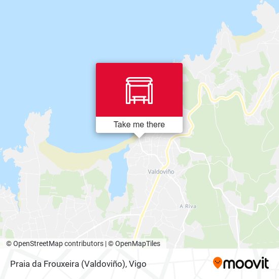 Praia da Frouxeira (Valdoviño) map