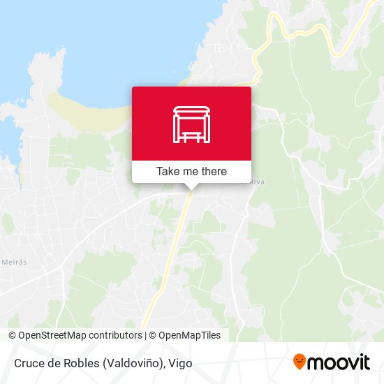 Cruce de Robles (Valdoviño) map