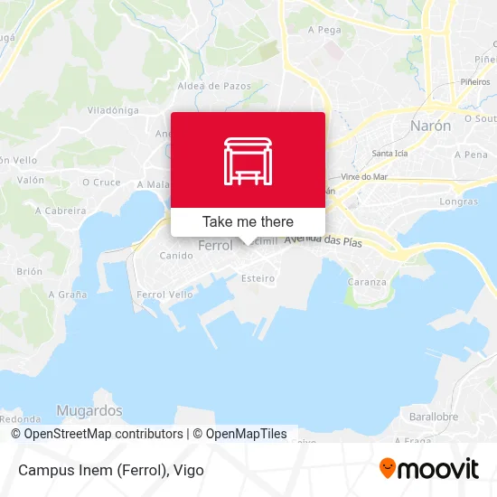 Campus Inem (Ferrol) map