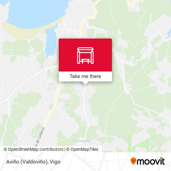 Aviño (Valdoviño) map
