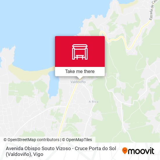 Avenida Obispo Souto Vizoso - Cruce Porta do Sol (Valdoviño) map