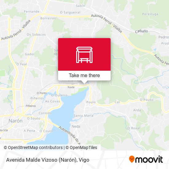 Avenida Malde Vizoso (Narón) map
