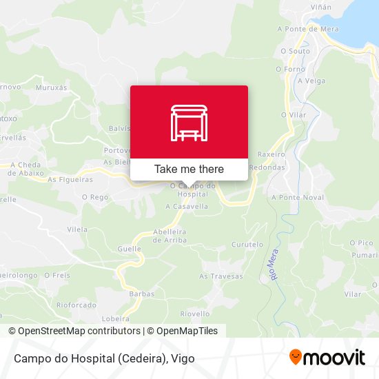 Campo do Hospital (Cedeira) map