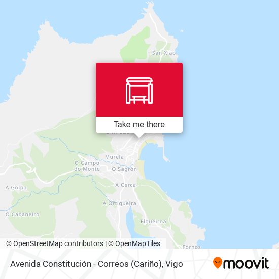 Avenida Constitución - Correos (Cariño) map