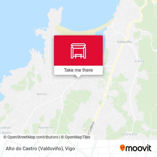 Alto do Castro (Valdoviño) map
