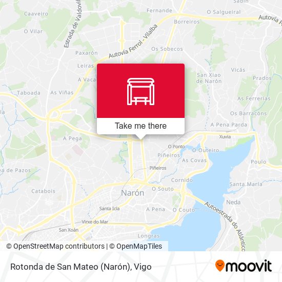 Rotonda de San Mateo (Narón) map
