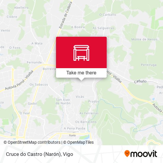Cruce do Castro (Narón) map