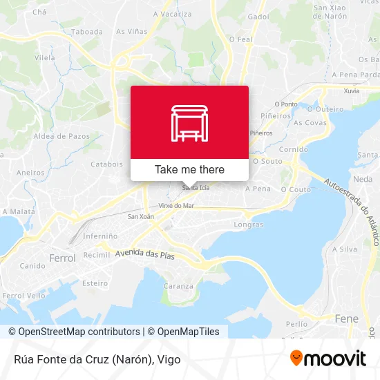 Rúa Fonte da Cruz (Narón) map