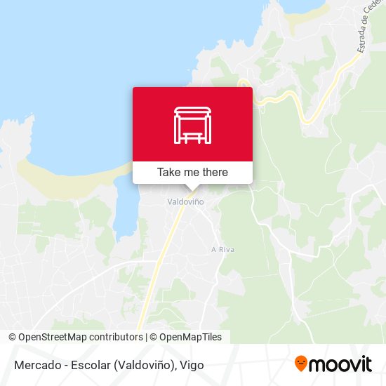 Mercado - Escolar (Valdoviño) map