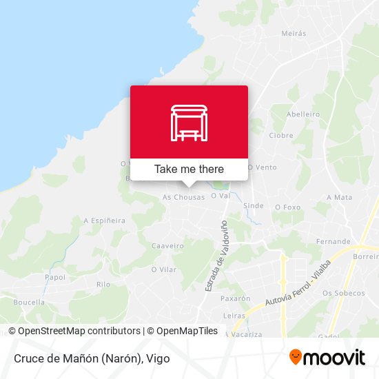 Cruce de Mañón (Narón) map