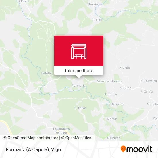 Formariz (A Capela) map
