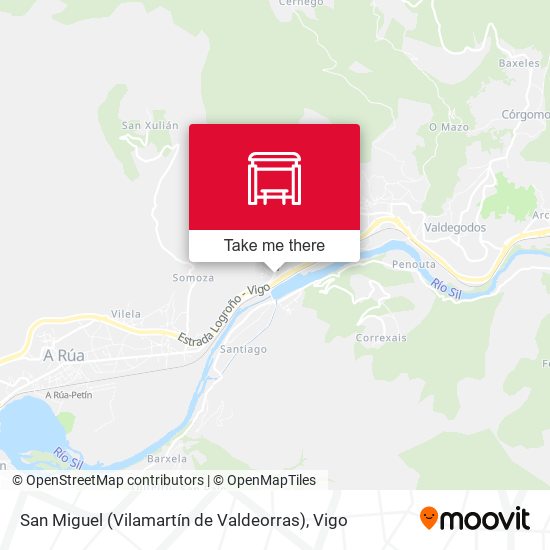 San Miguel (Vilamartín de Valdeorras) map