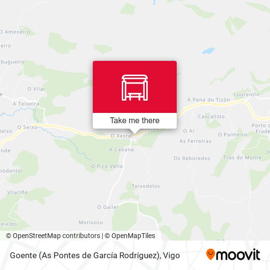 Goente (As Pontes de García Rodríguez) map