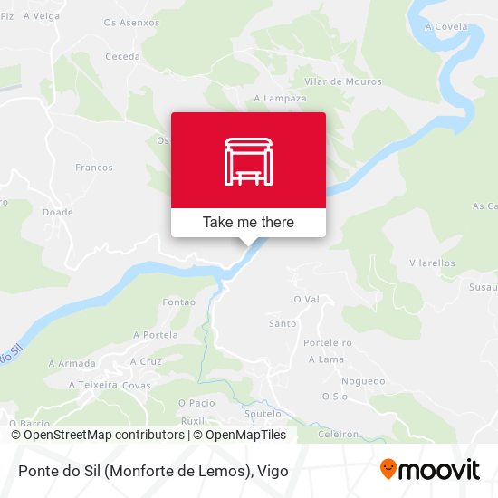 Ponte do Sil (Monforte de Lemos) map