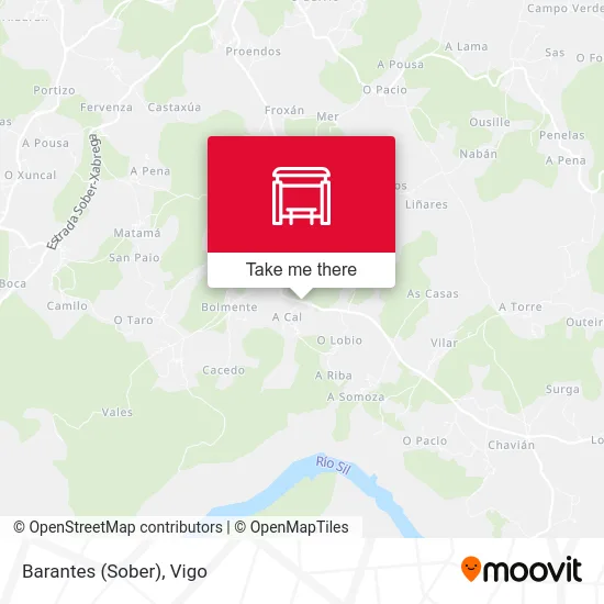 Barantes (Sober) map