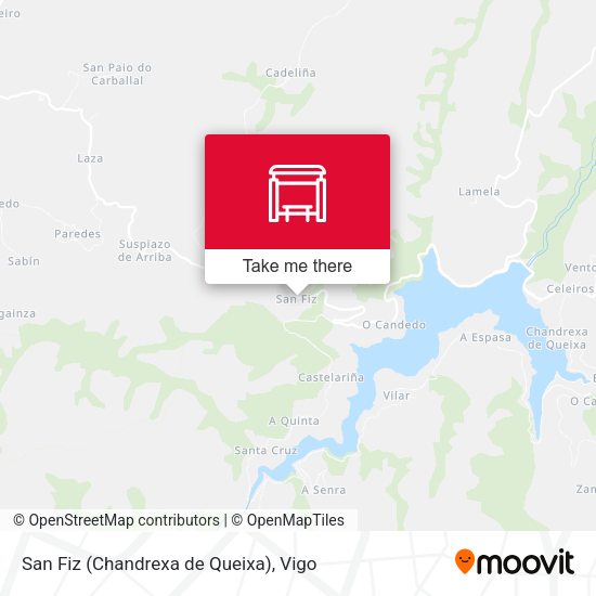 San Fiz (Chandrexa de Queixa) map