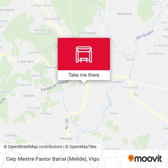 Ceip Mestre Pastor Barral (Melide) map