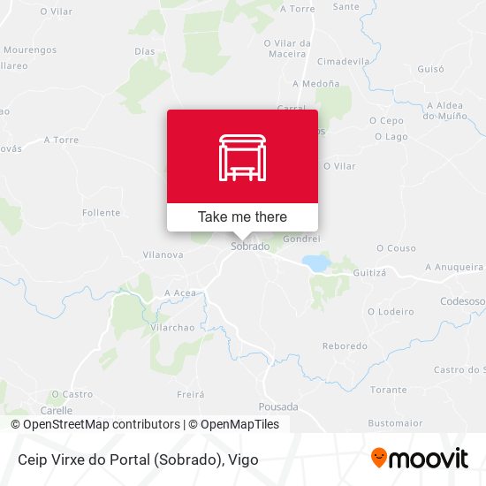 Ceip Virxe do Portal (Sobrado) map