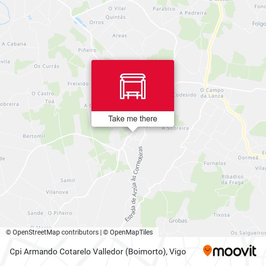 Cpi Armando Cotarelo Valledor (Boimorto) map