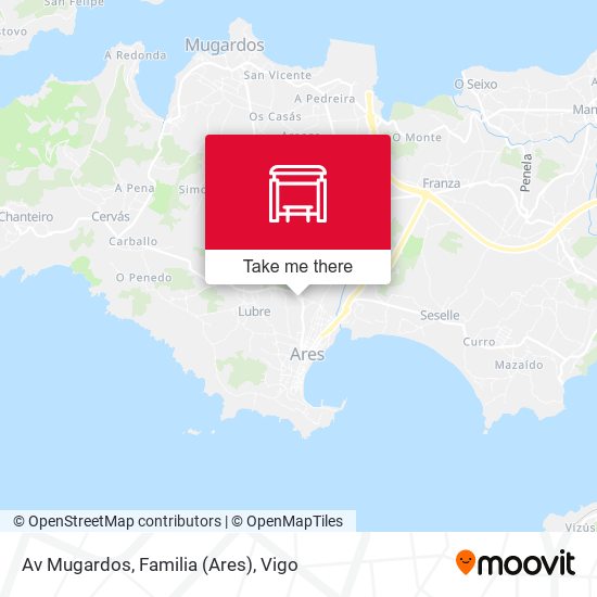 Av Mugardos, Familia (Ares) map