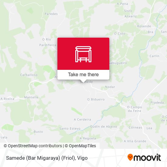 Samede (Bar Migaraya) (Friol) map